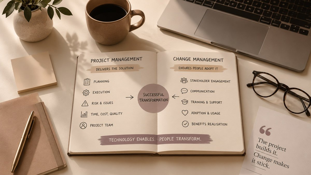 Change Management vs Project Management: Why You Need Both